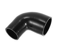 X AUTOHAUX 1 Pcs 57-76mm 2.24"-2.99" ID 102mm 4.02" Length 90 Degrees Black Car Silicone Hose Coolant Hose Universal