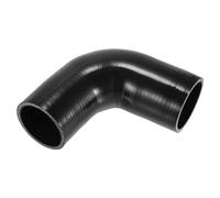 X AUTOHAUX 1 Pcs 60-65mm 2.36"-2.56" ID 120mm 4.72" Length 90 Degrees Black Car Silicone Hose Coolant Hose Universal
