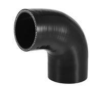 X AUTOHAUX 1 Pcs 60-65mm 2.36"-2.56" ID 90mm 3.54" Length 90 Degrees Black Car Silicone Hose Coolant Hose Universal