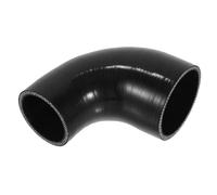 X AUTOHAUX 1 Pcs 60-76mm 2.36"-2.99" ID 90mm 3.54" Length 90 Degrees Black Car Silicone Hose Coolant Hose Universal