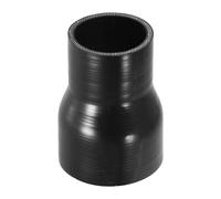 X AUTOHAUX 1 Pcs 60-80mm 2.36"-3.15" ID 127mm 5.00" Length 0 Degree Black Car Silicone Hose Coolant Hose Universal