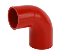 X AUTOHAUX 1 Pcs 60mm/2.36"-70mm/2.76" ID 100mm/3.94" Length 90 Degrees Red Car Silicone Hose Coolant Hose Universal