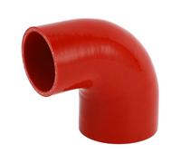 X AUTOHAUX 1 Pcs 60mm/2.36"-76mm/2.99" ID 90mm/3.54" Length 90 Degrees Red Car Silicone Hose Coolant Hose Universal
