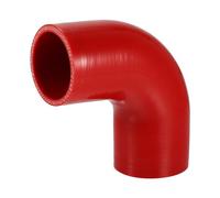 X AUTOHAUX 1 Pcs 60mm 2.36" ID 100mm 3.94" Length 90 Degrees Red Car Silicone Hose Coolant Hose Universal