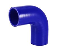 X AUTOHAUX 1 Pcs 60mm 2.36" ID 120mm 4.72" Length 90 Degrees Blue Car Silicone Hose Coolant Hose Universal