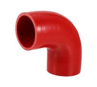 X AUTOHAUX 1 Pcs 60mm 2.36" ID 90mm 3.54" Length 90 Degrees Red Car Silicone Hose Coolant Hose Universal