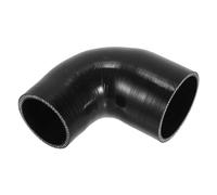 X AUTOHAUX 1 Pcs 63-76mm 2.48"-2.99" ID 102mm 4.02" Length 90 Degrees Black Car Silicone Hose Coolant Hose Universal