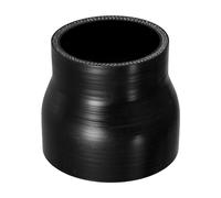 X AUTOHAUX 1 Pcs 63-80mm 2.48"-3.15" ID 76mm 2.99" Length 0 Degree Black Car Silicone Hose Coolant Hose Universal