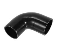 X AUTOHAUX 1 Pcs 70-80mm 2.76"-3.15" ID 120mm 4.72" Length 90 Degrees Black Car Silicone Hose Coolant Hose Universal