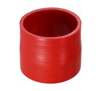 X AUTOHAUX 1 Pcs 76-80mm 2.99"-3.15" ID 76mm 2.99" Length 0 Degree Red Car Silicone Hose Coolant Hose Universal