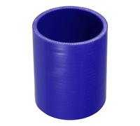 X AUTOHAUX 1 Pcs 76mm 2.99" ID 100mm 3.94" Length 0 Degree Blue Car Silicone Hose Coolant Hose Universal