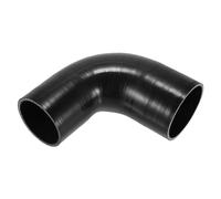 X AUTOHAUX 1 Pcs 80-90mm 3.15"-3.54" ID 150mm 5.91" Length 90 Degrees Black Car Silicone Hose Coolant Hose Universal