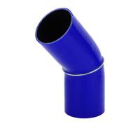 X AUTOHAUX 1 Pcs 83mm/3.27" ID 120mm/4.72" Length 45 Degrees Blue Black Car Silicone Hose Coolant Hose Universal