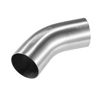 X AUTOHAUX 1 Pcs OD 2.75 Inch 45 Degree Exhaust Elbow Pipe SS304