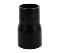 X AUTOHAUX 1 Pcs Straight Coupler Silicone Hose 57mm/2.24"-70mm/2.76" ID 127mm/5" Length 0° Car Silicone Hose Coolant Hose 3-Ply 4mm Thickness Air Intake/Turbo/Intercooler Piping Tube Black