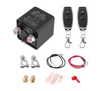 X AUTOHAUX 1 Set 12V 250A Car Battery Disconnect Switch Remote Kill Switch