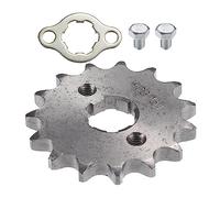 X AUTOHAUX 1 Set 428 Style 15 Teeth 20mm ID Motorcycle Front Engine Sprocket Fit for 50cc 70cc 110cc 125cc Motorcycle Dirt Pit Bike Mini Bike ATV Go Kart Quad