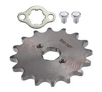 X AUTOHAUX 1 Set 520 Style 16 Teeth 20mm ID Motorcycle Front Engine Sprocket Fit for 50cc 70cc 110cc 125cc Motorcycle Dirt Pit Bike Mini Bike ATV Go Kart Quad