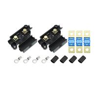 X AUTOHAUX 1 Set 60A Fuse Kit 2 x Inline ANS Holder 3 x 60 AMP Fuses Dual Battery Charger