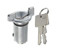 X AUTOHAUX 1 Set LC1426 Car Ignition Starter Switch Lock Cylinder W/Keys for Jeep Wrangler 1987-1995 for Jeep CJ7 1977-1987