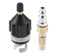 X AUTOHAUX 1 Set Paddle Board Valve Adapter with America Type Push Inflatable Nozzle for Compressor Paddle Board Dinghy Stand Up Paddle Board Inflatable Boat