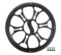 X AUTOHAUX 10 Inch Car Speaker Grills Cover Round with Screws Black - 1 Pcs