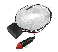 X AUTOHAUX 10 Meter/33ft Neon EL Wire Strip Ice Blue Light Glow Car Interior