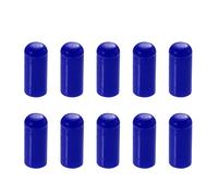 X AUTOHAUX 10 Pcs 4mm 0.16" Car Silicone Intake Vacuum Hose Tube End Plug Blue
