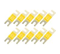 X AUTOHAUX 10pcs 40A AFS Mini ANL Fuse for Car Truck Motorcycle Boat Audio CDs