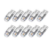 X AUTOHAUX 10pcs Car 194 LED Light Bulb T10 168 W5W for Dome Light Yellow