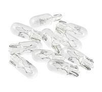 X AUTOHAUX 10pcs DC 12V T10 W5W LED Dashboard Lamp Light Yellow for Car Internal