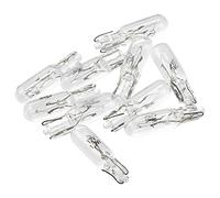 X AUTOHAUX 10pcs DC 12V T5 W1.2W LED Dashboard Light White for Car Internal | Good Iuminous Efficiency, Energy Saving, Stable Performance, Long Service Life