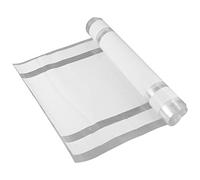 X AUTOHAUX 11.81"x70.87" Car Hood Stripe Pattern Sticker Exterior Decal White