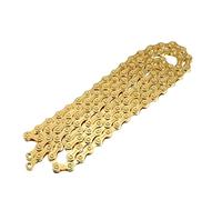 X AUTOHAUX 11 Speed 116 Links Speed Chain for Bicycle Bike MTB Gold Tone