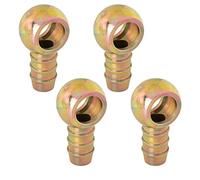 X AUTOHAUX 15mm ID Hose Barb 16mm Banjo Fitting Fuel Line Adapter for Car 4pcs