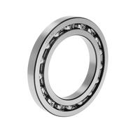 X AUTOHAUX 16016 Deep Groove Ball Bearings P0 80x125x14mm Lubricated Bearings Open Type Silver Tone Scooter Skateboard Wheel