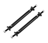 X AUTOHAUX 1pair 75mm 2.95" Splitter Support Rods Adjustable Front Rear Bumper Lip Splitter Strut Rod Tie Support Bars Fit Most Vehicle Black