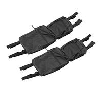 X AUTOHAUX 2-Pack Black Quad ATV 4-Wheeler Fender Cargo Storage Hunting Bags