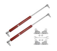 X AUTOHAUX 2 Pcs 15inch 45lb/200N Red Lift Supports Struts Shocks Gas Spring with Wrench Universal for RV Car Truck Boat