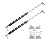 X AUTOHAUX 2 Pcs 17inch 22.5lb/100N Black Lift Supports Struts Shocks Gas Spring with Wrench Universal for RV Car Truck Boat