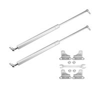 X AUTOHAUX 2 Pcs 20inch 150lb/668N Silver Tone Lift Supports Struts Shocks Gas Spring with Wrench Universal for RV Car Truck Boat