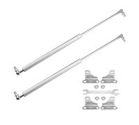 X AUTOHAUX 2 Pcs 20inch 45lb/200N Silver Tone Lift Supports Struts Shocks Gas Spring with Wrench Universal for RV Car Truck Boat