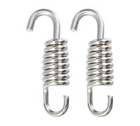X AUTOHAUX 2 Pcs Exhaust Pipe Spring for Motorcycles 43mm 1.69" Stainless Steel