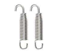 X AUTOHAUX 2 Pcs Exhaust Pipe Spring for Motorcycles 58mm 2.28" Stainless Steel