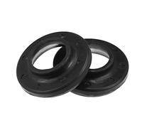 X AUTOHAUX 2 Pcs Front Upper Coil Spring Insulators 52000229 Rubber Black