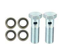 X AUTOHAUX 2 Set Universal Car Banjo Bolt Brake Fitting Adapter M16 x 1.5