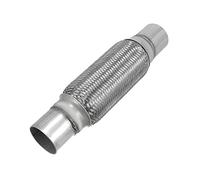 X AUTOHAUX 2"x8"x12" Vehicle Exhaust Flex Pipe with Welding Extension Pipe