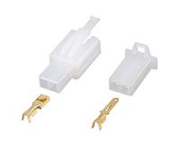 X AUTOHAUX 20 Sets 2.8mm 2 Pin Car Electrical Wire Connector Terminal Housing