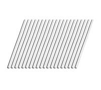 X AUTOHAUX 20pcs Car Air Conditioner Vent Outlet Trim Interior Trim Silver Tone