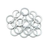 X AUTOHAUX 20pcs Engine Oil Crush Washers Drain Gaskets 18mm ID. 23.9mm OD.